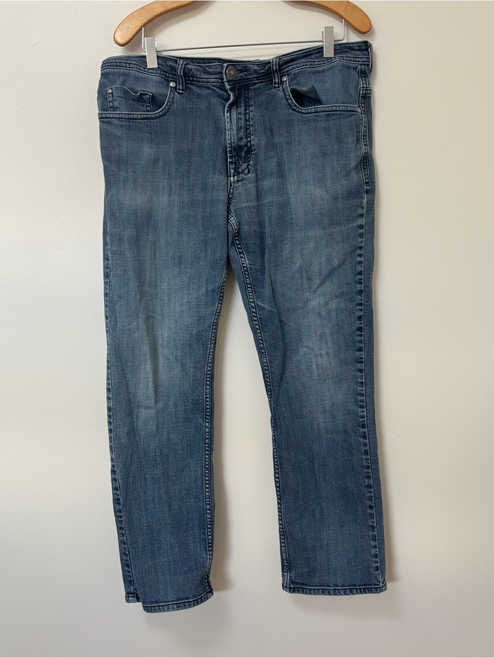 Jack-X Men's Blue Straight-Leg Jeans 36x30 - Picture 1 of 6